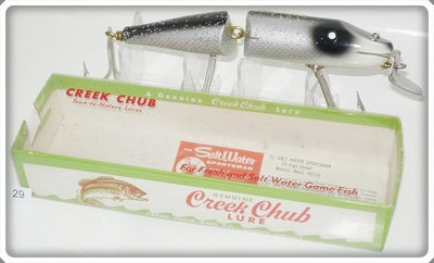 Vintage Creek Chub Whitefish Jointed Husky Pikie Lure 3000 WF In Box