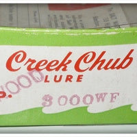 Creek Chub Whitefish Jointed Husky Pikie 3000 WF In Box