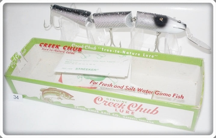 Vintage Creek Chub Whitefish Triple Jointed Pikie Lure 2800 WF