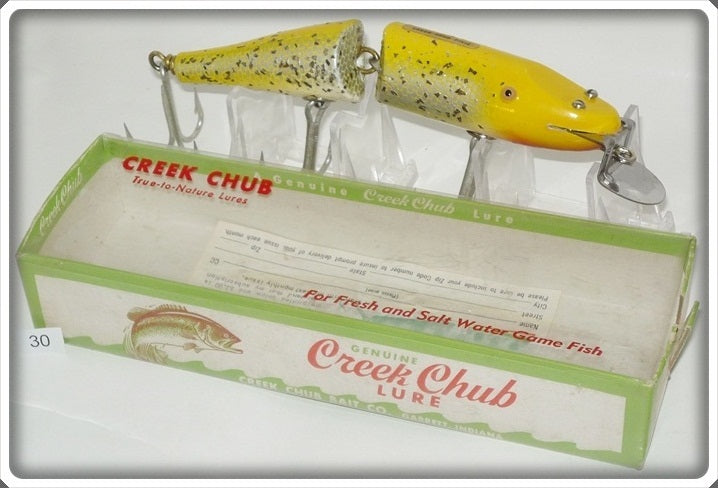 Creek Chub Yellow Flash Jointed Husky Pikie In Box 3037