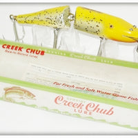 Vintage Creek Chub Yellow Flash Jointed Husky Pikie Lure 3037 W