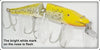 Creek Chub Yellow Flash Jointed Husky Pikie 3037 W
