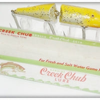 Vintage Creek Chub Yellow Flash Jointed Husky Pikie Lure 3037 W
