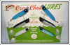 Vintage Creek Chub Bait Company Striper Strike Lure Dealer Display