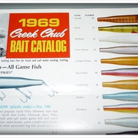 Creek Chub 1969 Bait Catalog