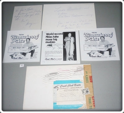 Creek Chub Bait Company Original Ad Proofs