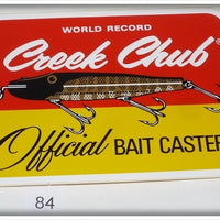 Vintage Creek Chub World Record Official Bait Caster Sticker 
