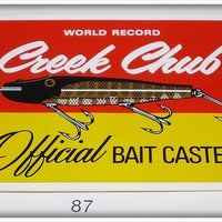 Creek Chub World Record Official Bait Caster Sticker
