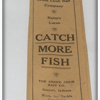 Vintage Creek Chub Early Pocket Catalog