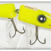 Creek Chub Fluorescent Yellow Deep Diving Jointed Pikie Lure 2623 DD