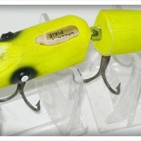 Creek Chub Fluorescent Yellow Deep Diving Jointed Pikie 2623 DD