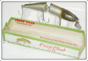 Vintage Creek Chub Silver Shiner Jointed Husky Pikie Lure 3003 WOS