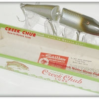 Vintage Creek Chub Silver Shiner Jointed Husky Pikie Lure 3003 WOS