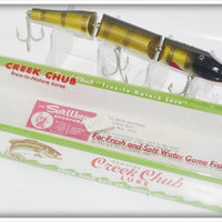 Vintage Creek Chub Perch Triple Jointed Pikie Lure 2801 In Box