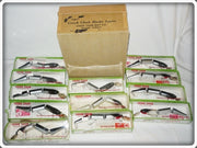 Creek Chub Dealer Box Of Silver Shiner Triple Jointed Pikie Lures 2803