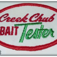Vintage Creek Chub Bait Company Bait Tester Patch 
