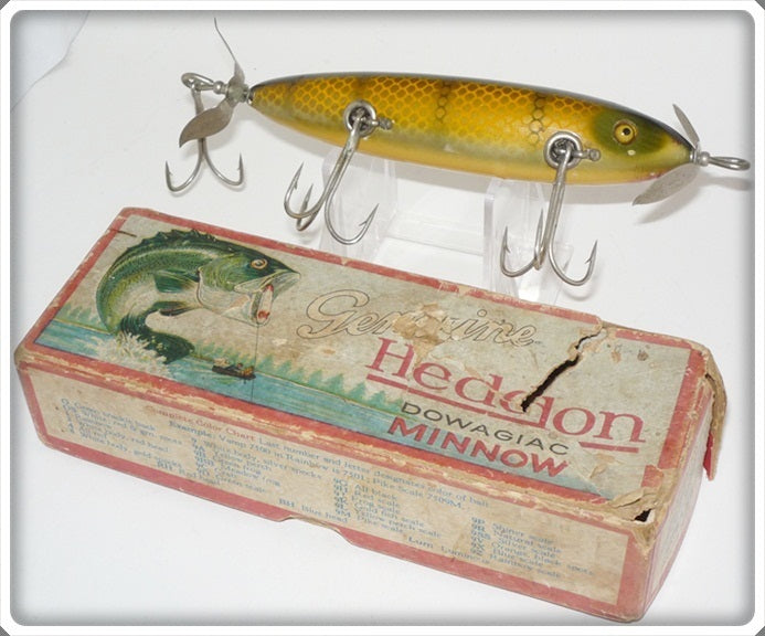 Heddon Pike Scale SOS Minnow In Correct Box 179M