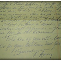 Creek Chub Bait Company Signed Letter From Harry Heinzerling