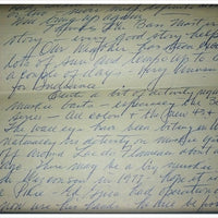 Creek Chub Bait Company Signed Letter From Harry Heinzerling