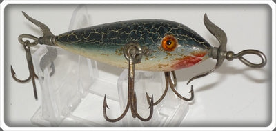 Heddon Dowagiac Green Crackleback 100 Three Hook Minnow