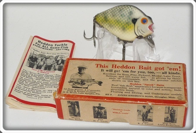 Heddon Soft Spot Crappie Punkinseed In Correct Box 740 CRA