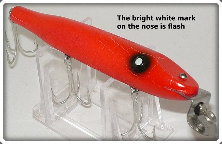 CCBCO Creek Chub Flo Fluorescent Red Pikie 721