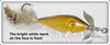 Vintage Heddon Dowagiac Walton Shiner Scale Feather Tail Lure 49P