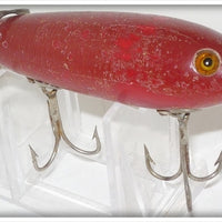 Vintage Heddon Dowagiac Blended Red Crab Wiggler Lure 304