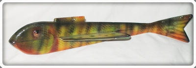 Vintage Bud Stewart Metal Fish Decoy