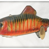 Vintage Bud Stewart Salmon Fish Decoy