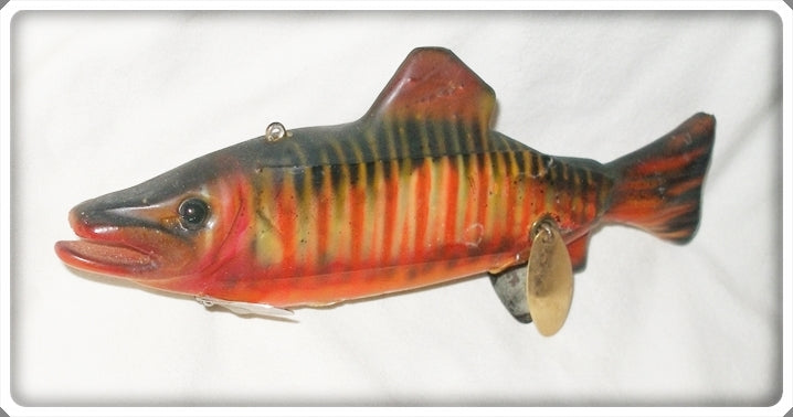 Vintage Bud Stewart Salmon Fish Decoy