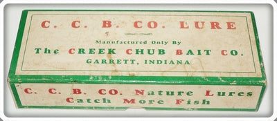 Vintage C.C.B. CO Creek Chub Mullet Tarpon Pikie Lure Box 4007