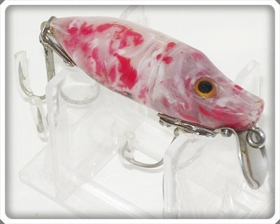 Vintage Heddon Red & White Water Wave River Runt Spook Floater E9400RW