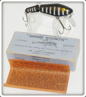 Vintage L & S Bait Company Shiner Minnow Lure In Box