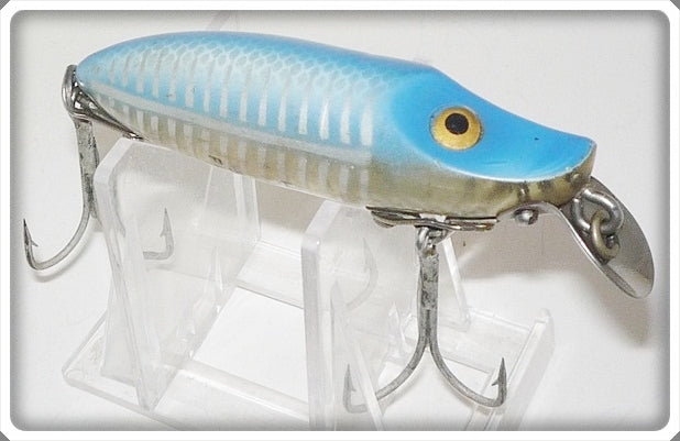 Vintage Heddon Blue Shore River Runt Spook Floater Lure 9400XBL