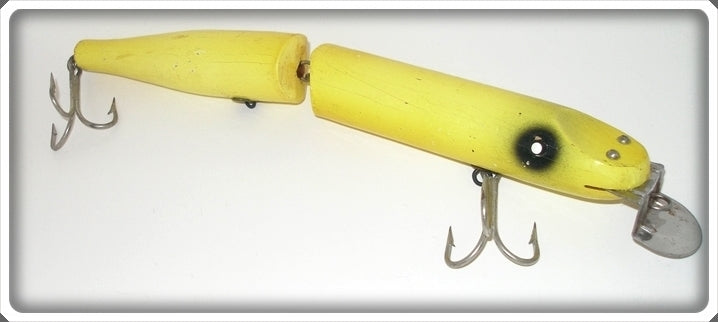 Vintage Creek Chub Fluorescent Yellow Giant Jointed Pikie 823 800 FY