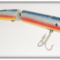 Vintage CCBC Creek Chub Rainbow Giant Jointed Pikie Lure 808 Special