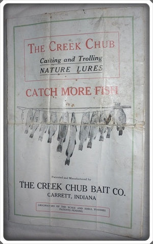 Vintage Creek Chub Bait Co 1918 Lure Catalog