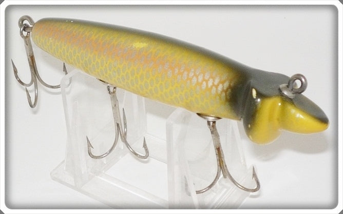 Vintage Shur Strike Style G Yellow Scale 06 Slope Nose Lure