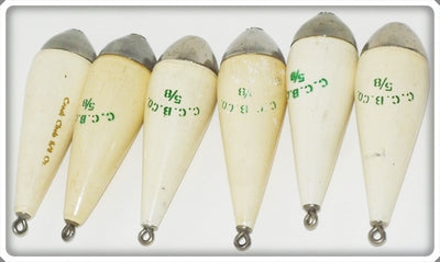 Vintage C.C.B.CO. Creek Chub Bait Co. Casting Weights
