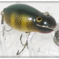 Vintage 9-27-20 C.C.B.CO Creek Chub Bait Co Perch Tiny Tim Lure 6401