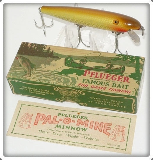 Pflueger Golden Shiner Palomine In Box