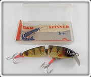 Vintage DAM 1667B Wooden Lure w/ Original Card In Box 