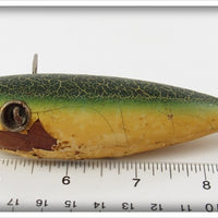 Heddon Green Crackleback Musky Muskellunge Minnow