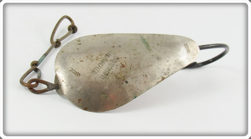 Antique Vintage W.D. Chapman Spoon Lure No 1 Theresa N.Y. 