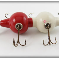 Contemporary Red & White Moonlight Dreadnought Lure