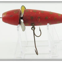 Charles Bennington Red & Gold Spotted Rotary Head