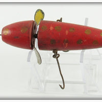 Charles Bennington Red & Gold Spotted Rotary Head