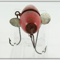 Charles Bennington Red & Gold Spotted Rotary Head