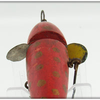 Charles Bennington Red & Gold Spotted Rotary Head